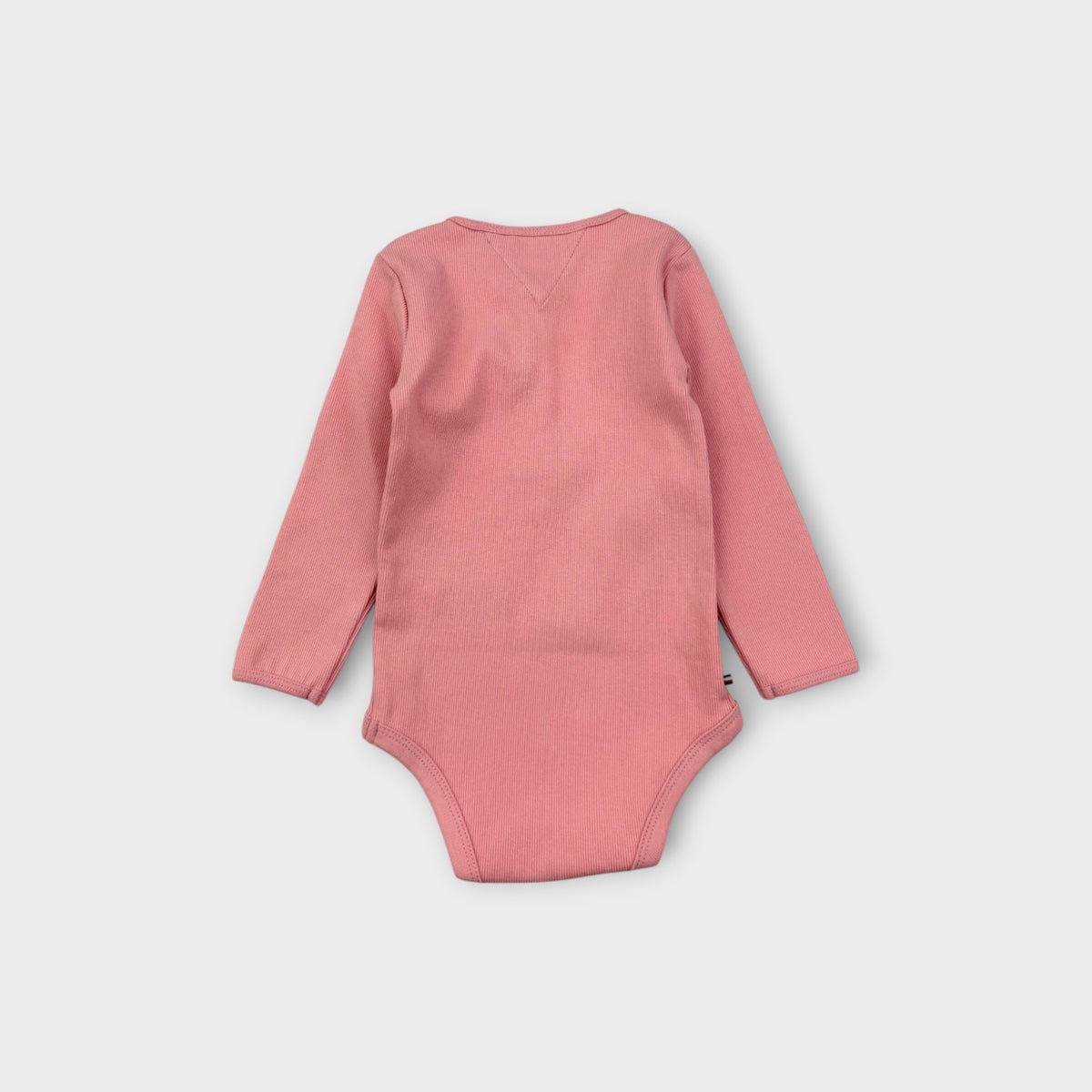TH Pink Ribbed Bodysuit, Size 0