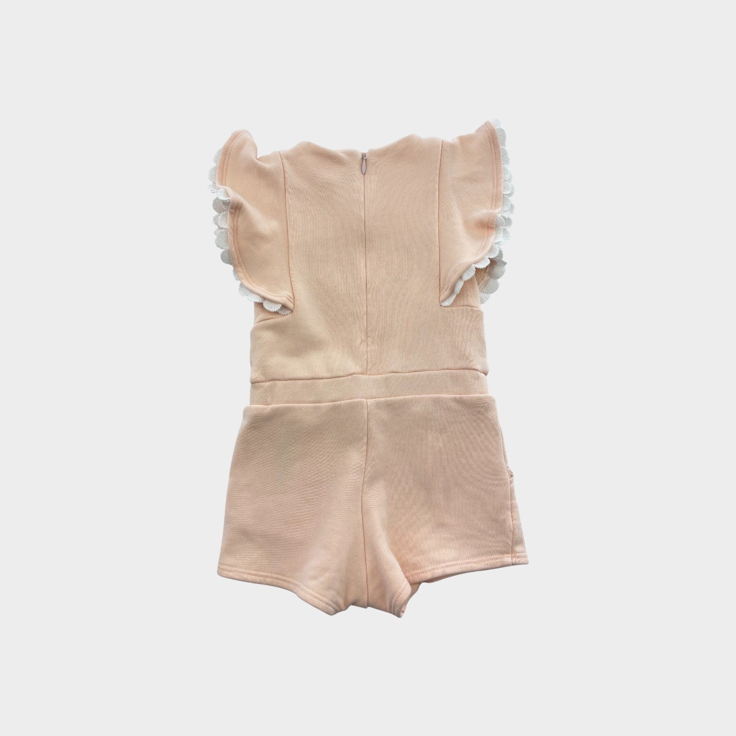 Chloe Lace Trim Jumpsuit, Size 1