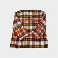 Pippa Studios Plaid Jacket, Size 2