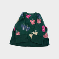 Baby Gap Green Butterfly Jumper, Size 2