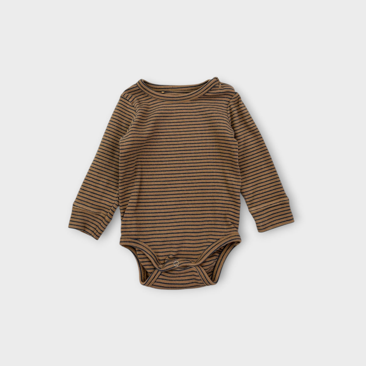Mini Market Stripe Bodysuit, Size 0