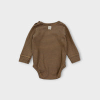 Mini Market Stripe Bodysuit, Size 0