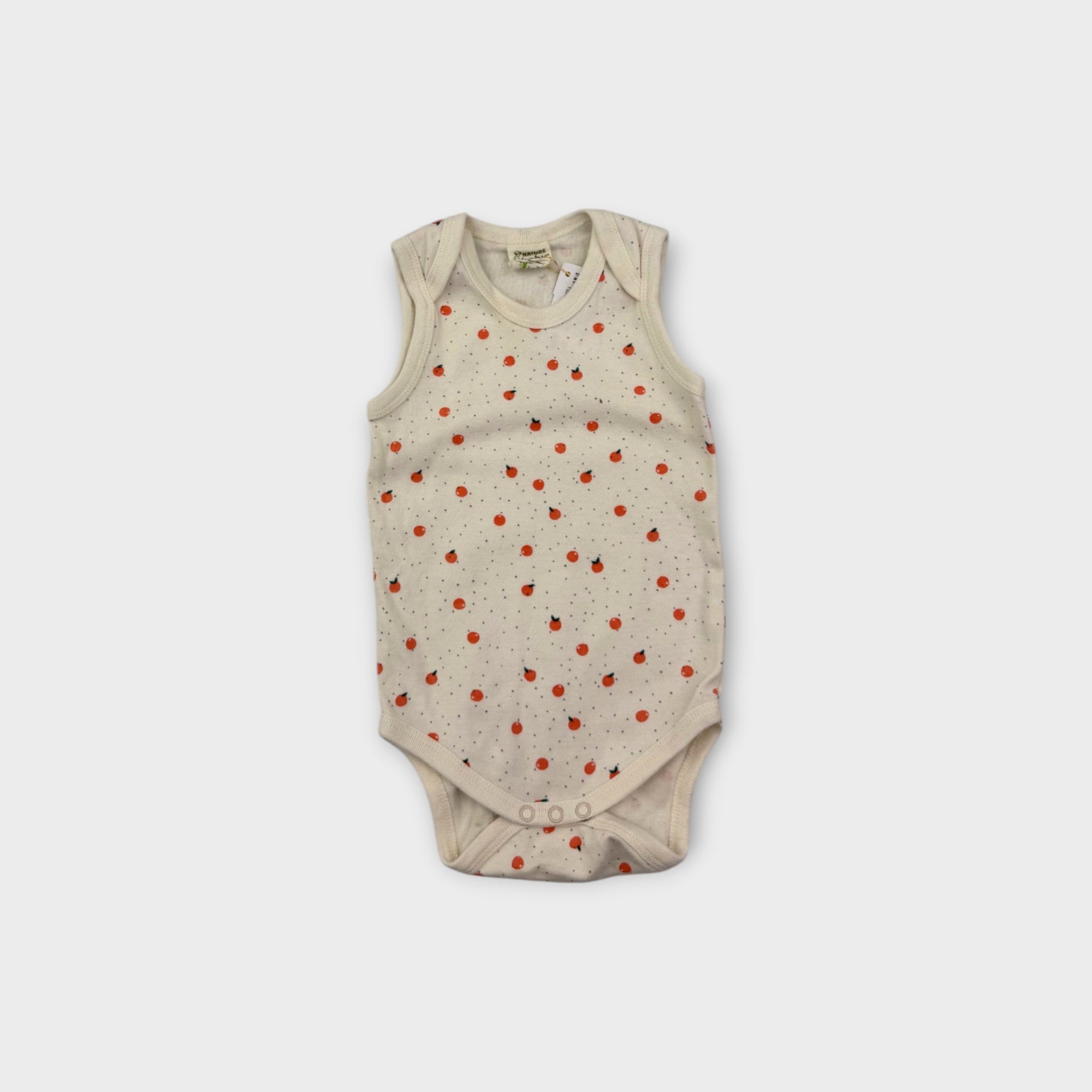 Nature Baby Orange Bodysuit, Size 00