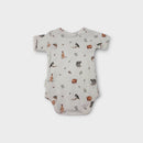 Aster & Oak Aussie Print Bodysuit, Size 0