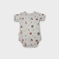 Aster & Oak Aussie Print Bodysuit, Size 0