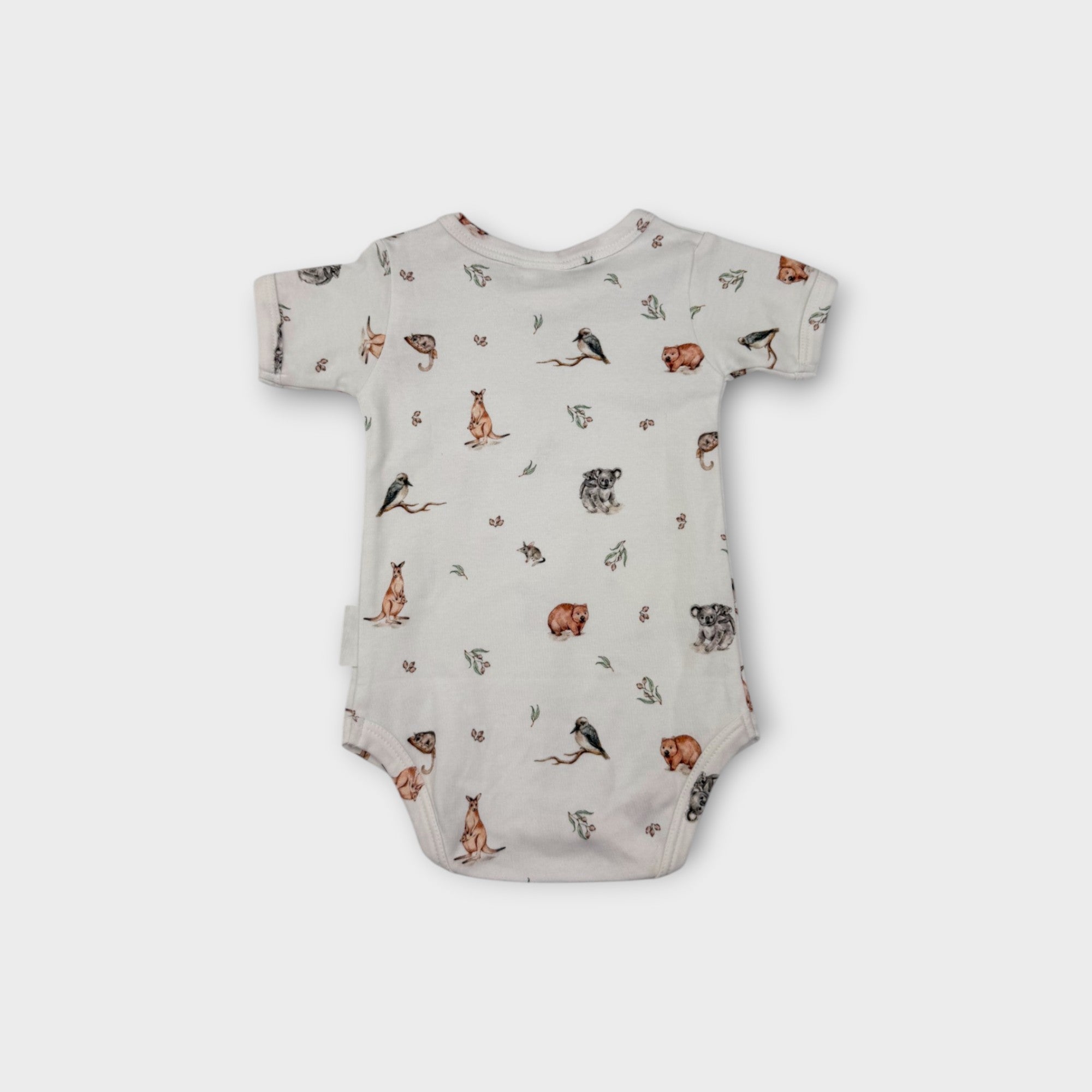 Aster & Oak Aussie Print Bodysuit, Size 0