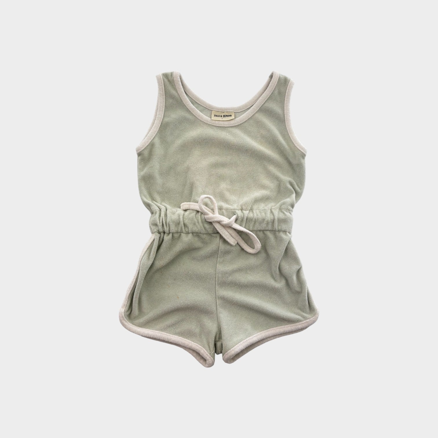 Zulu & Zephyr Terry Jumpsuit, Size 2