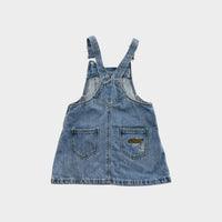 Embroidered Snoopy Pinafore Dress, Size 2-3