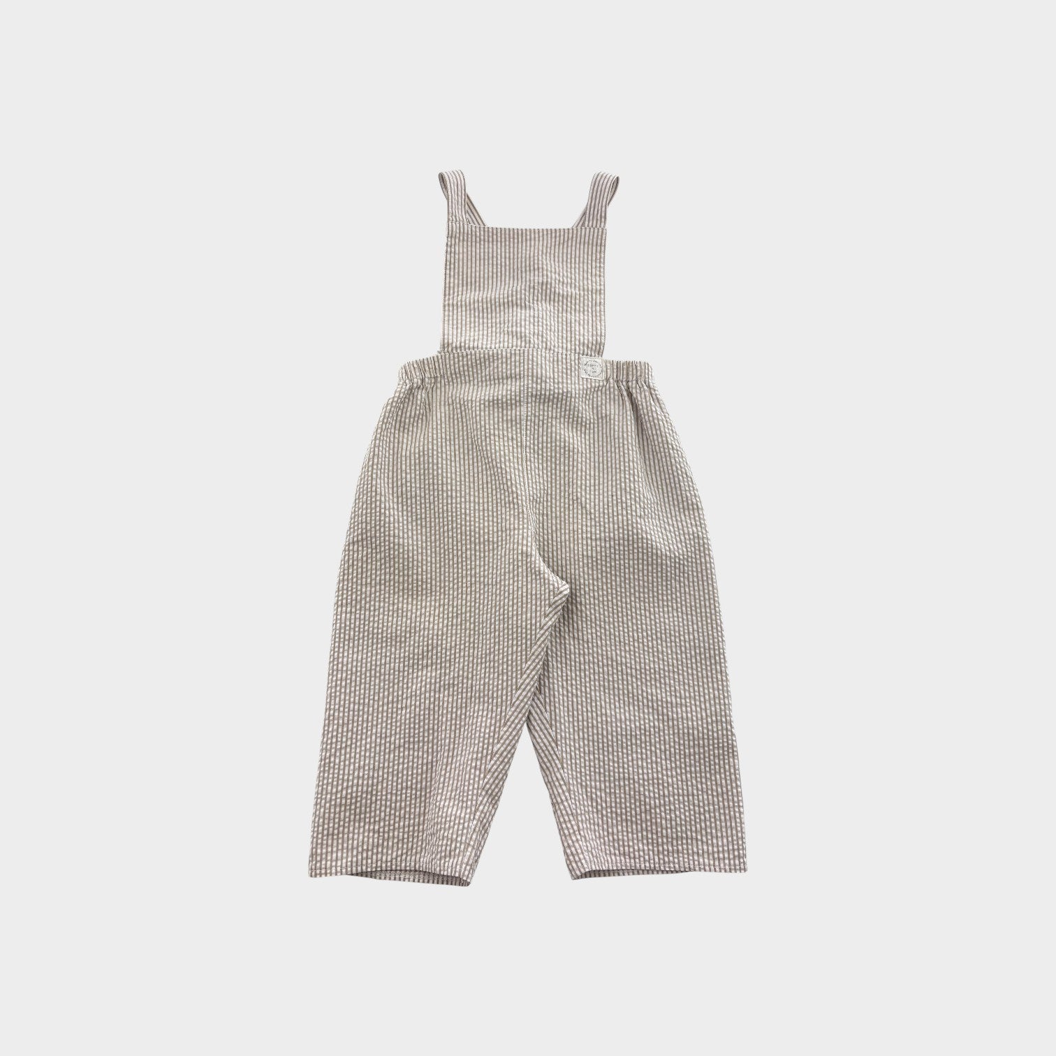 Stripe Seersucker Overalls, Size 2