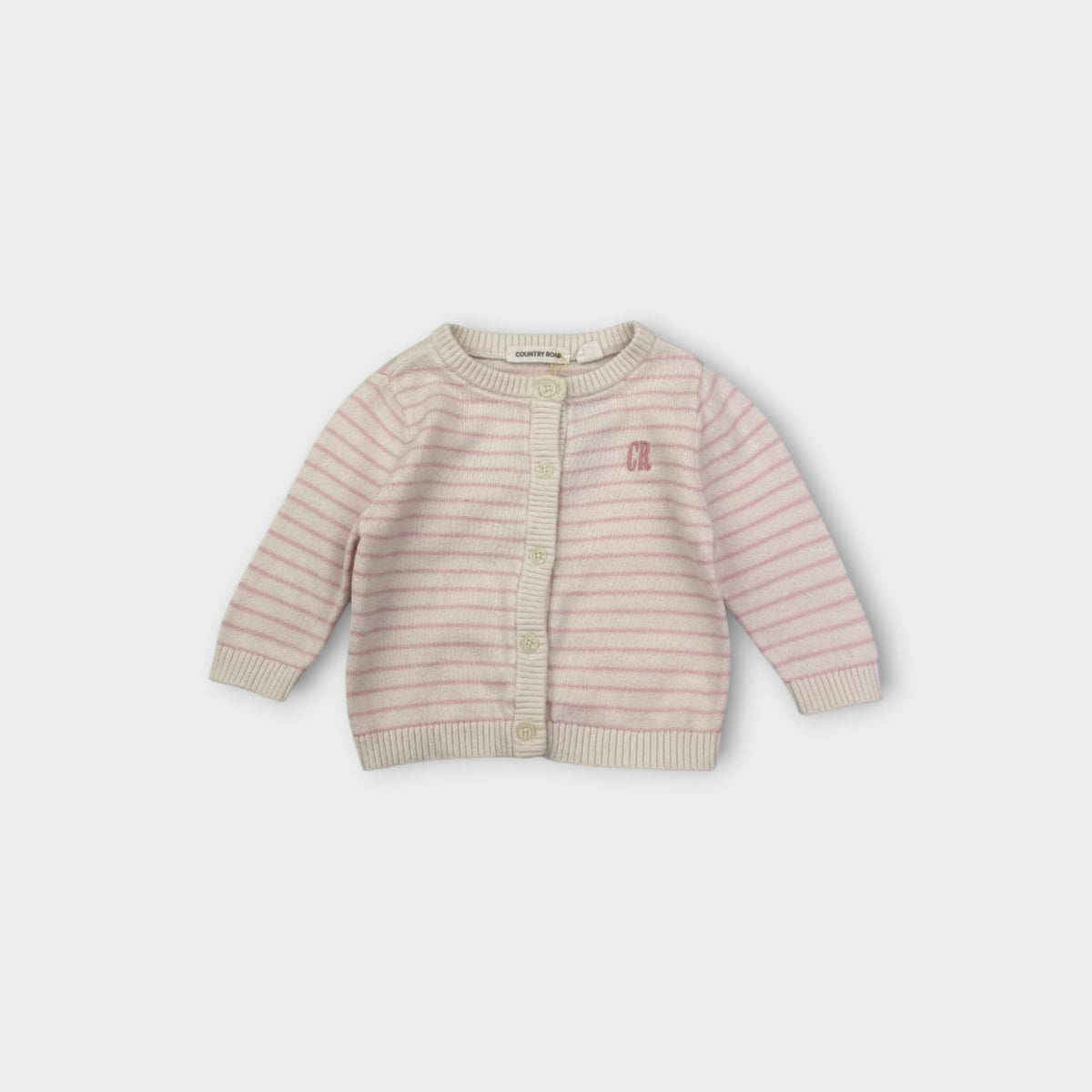 Country Road Stripe Knit Cardigan, Size 000