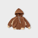 Pip & Lenny Corduroy Jacket with Hood, Size 0
