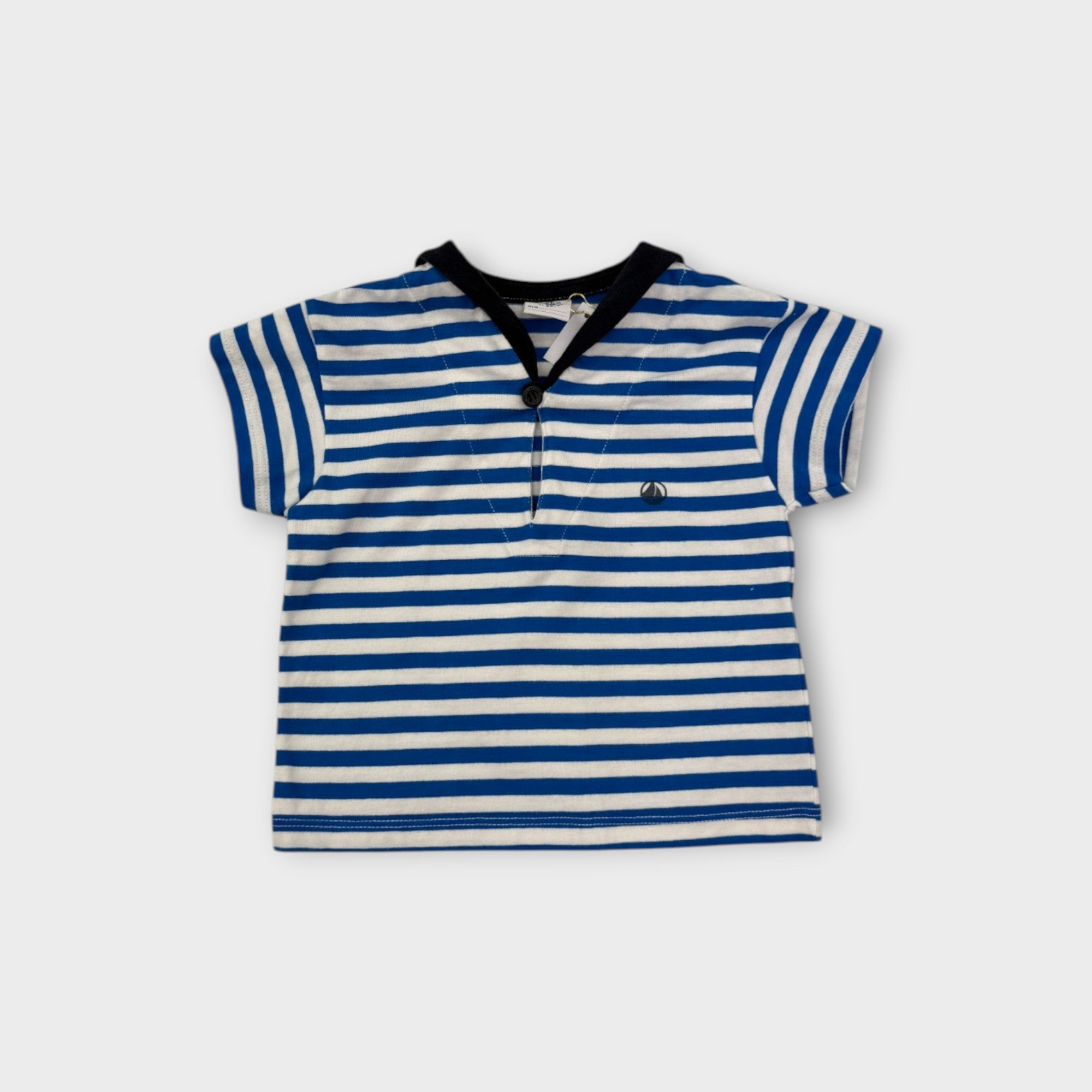 Petit Bateau Stripe Sailor T-Shirt, Size 00