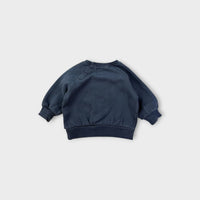 Blue Hux Jumper with Applique Dog, Size 0