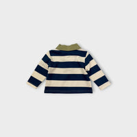 Chickpea Collared Long Sleeve T-Shirt, Size 00