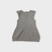 Fred Bare Grey & Red Knit Heart Dress, Size 1