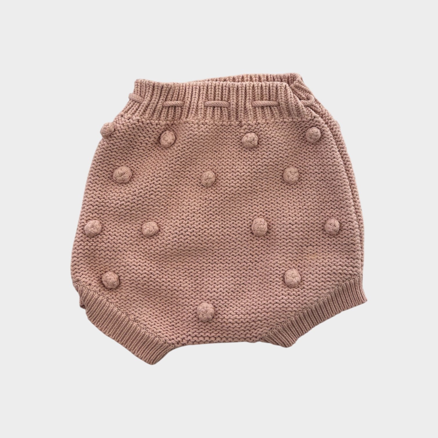 Hubble & Duke Knit Bubble Bloomers, Size 2