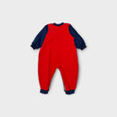 Vintage Red & Navy Growsuit, Size 1