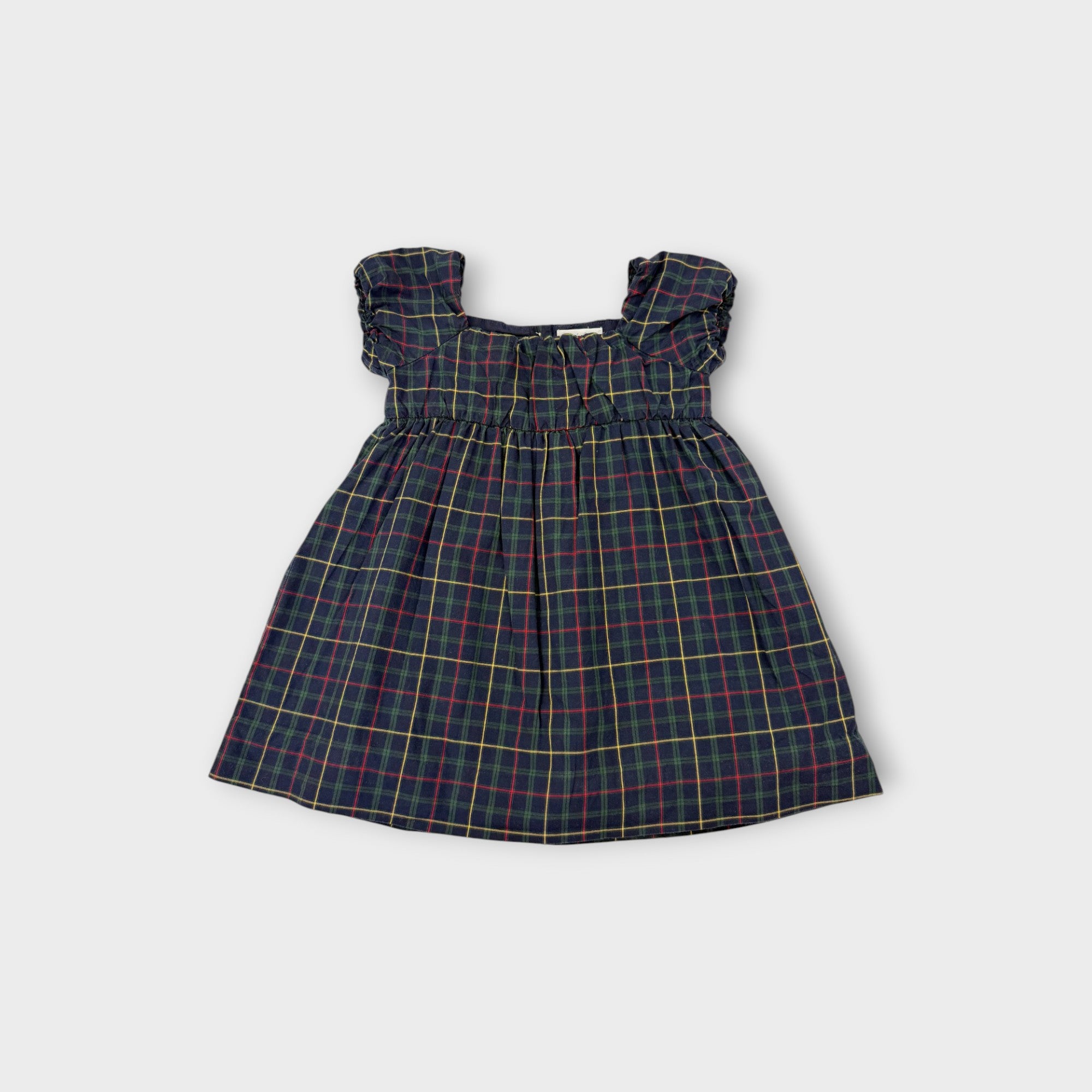 RL Navy Plaid Dress, Size 0