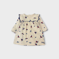 Petit Bateau Floral Dress, Size 1