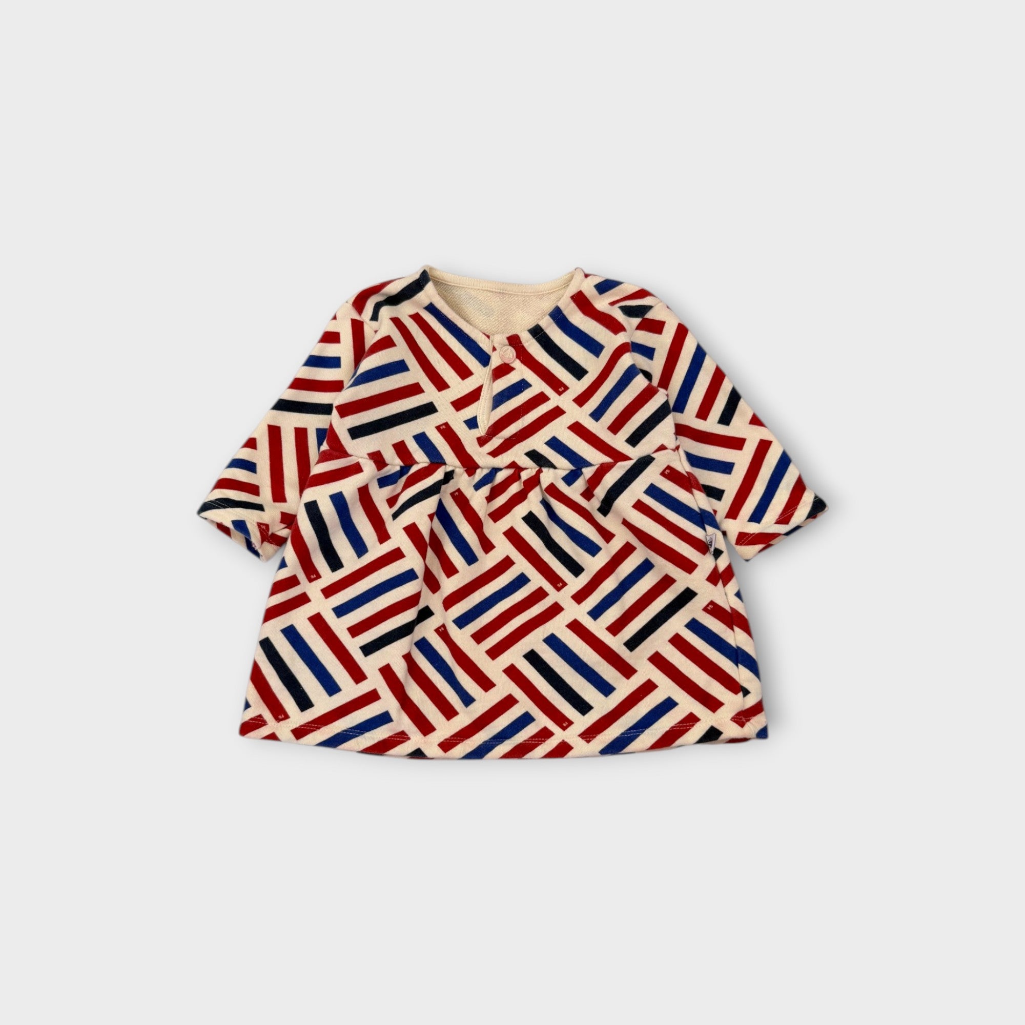 Petit Bateau Geometric Dress, Size 0
