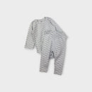 Kith Blue & White Logo Print Set, Size 0
