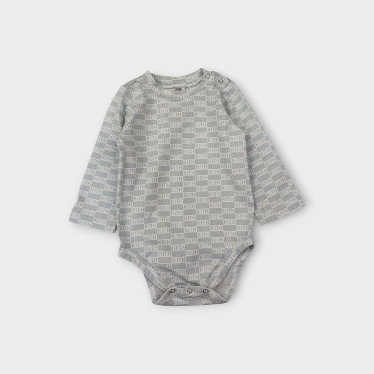 Kith Blue & White Logo Print Set, Size 0