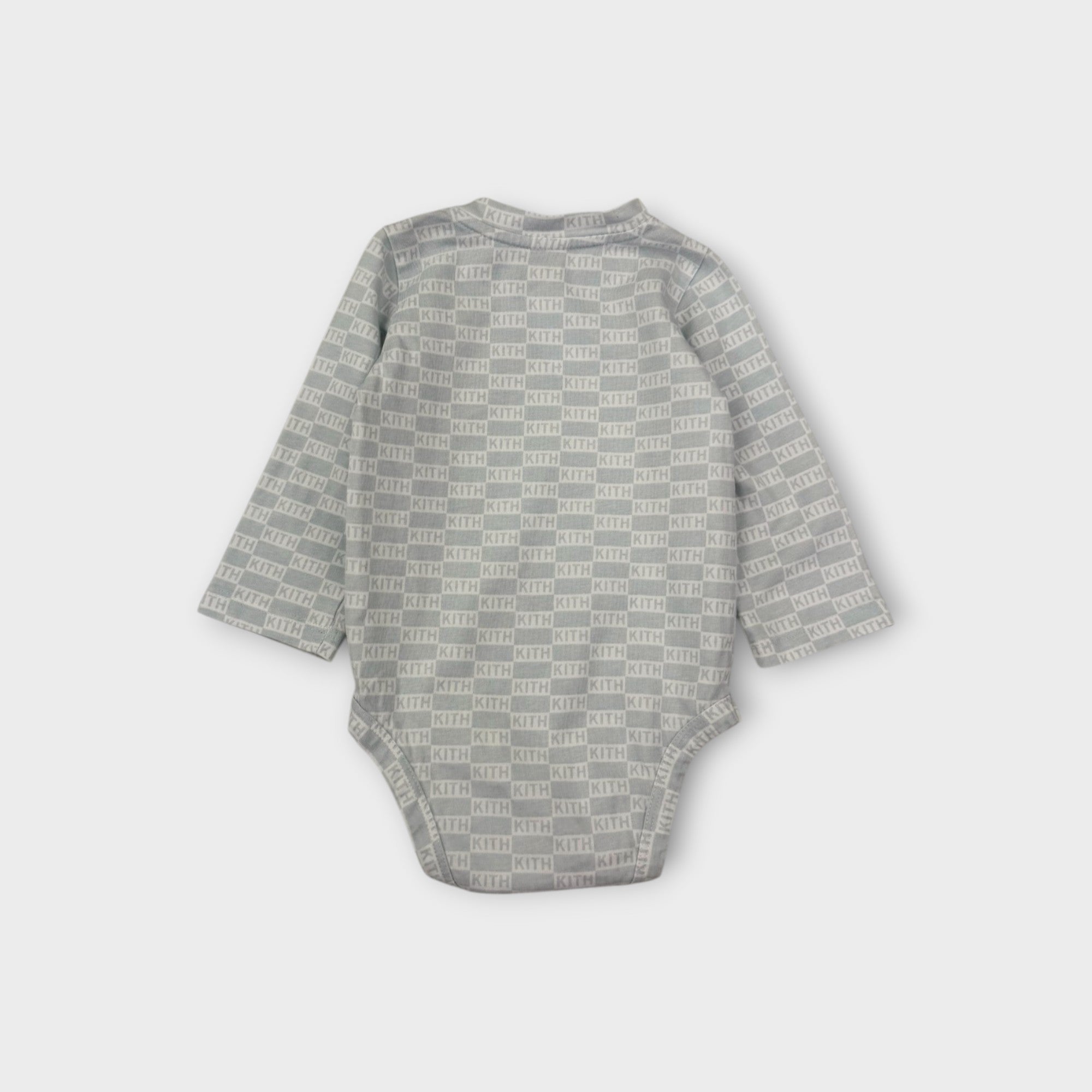 Kith Blue & White Logo Print Set, Size 0