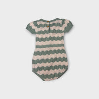 Jack & Milly Wavy Stripe Romper, Size 00