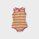 Fox & Finch Terry Stripe Romper, Size 00