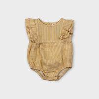 Seed Heritage Muslin Stripe Romper, Size 00