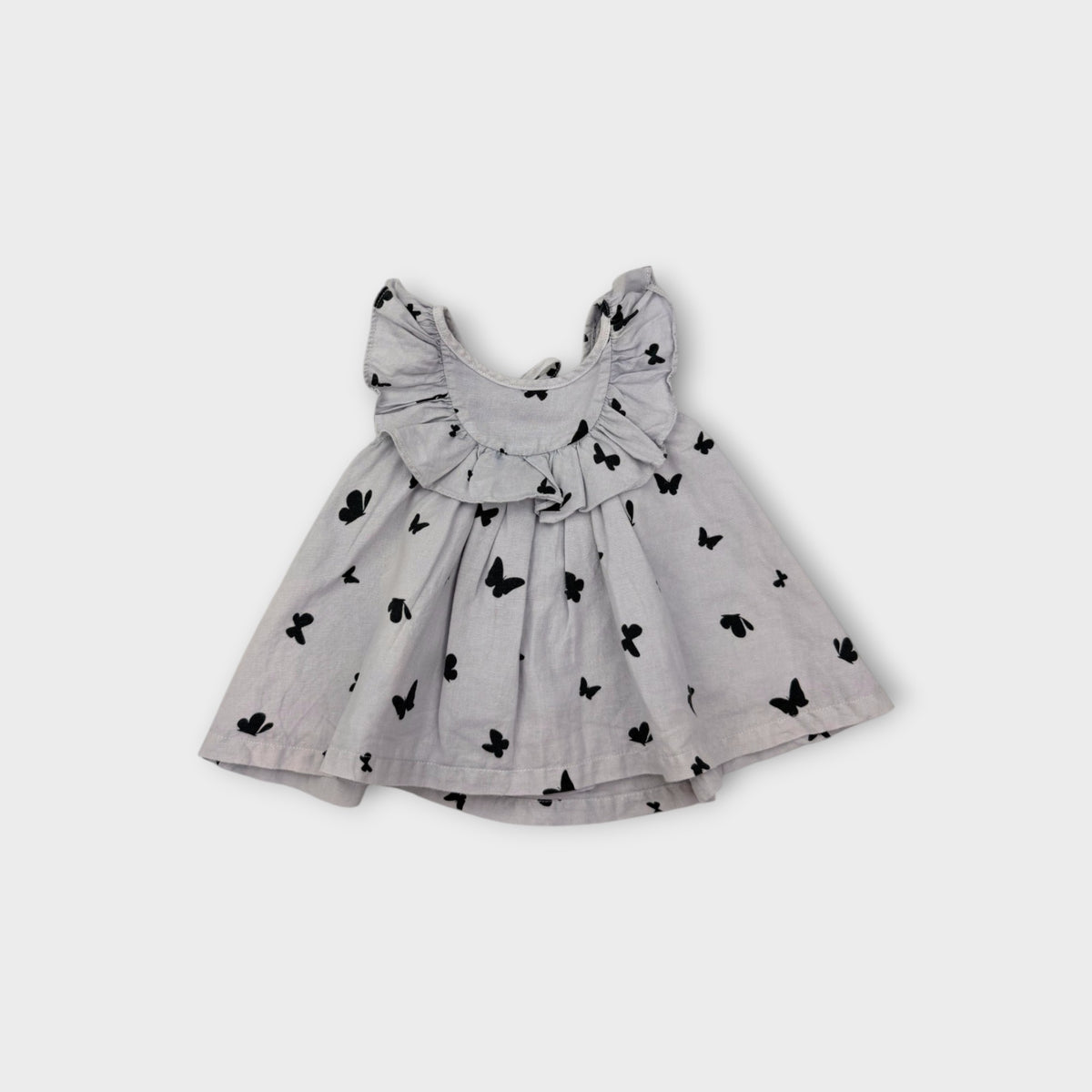 Country Road Blue Butterfly Print Dress, Size 000