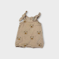 Wilson & Frenchy Teddy Bear Romper, Size 000