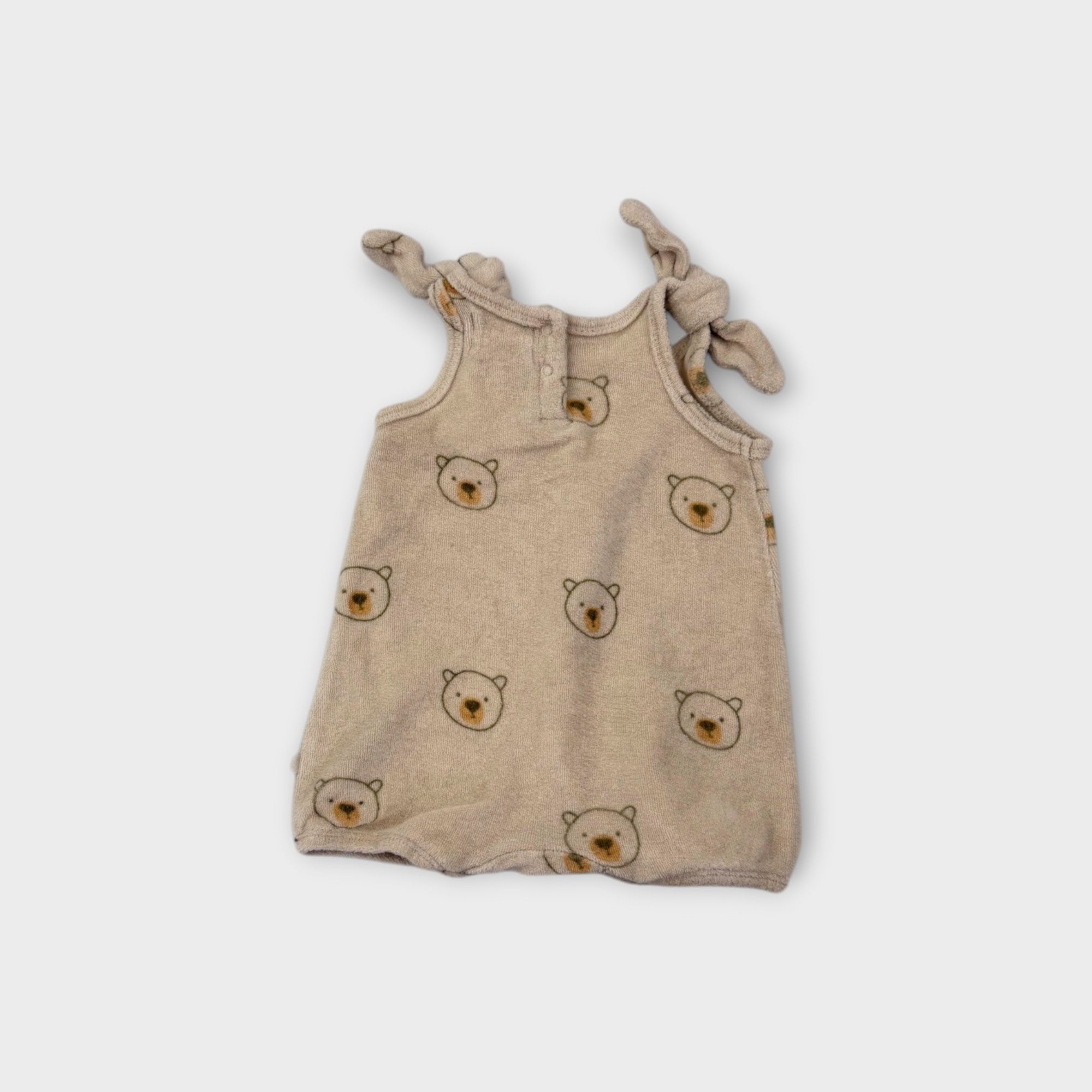 Wilson & Frenchy Teddy Bear Romper, Size 000