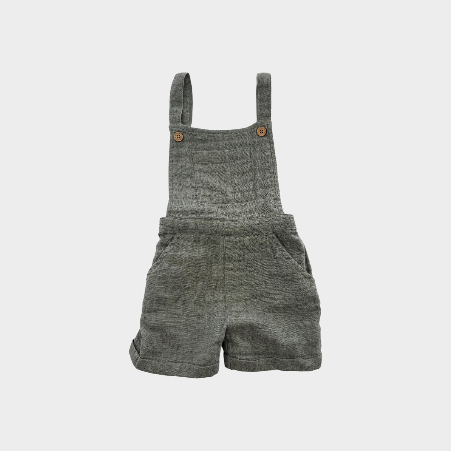 Jamie Kay Muslin Shortalls, Size 2