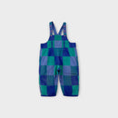 Retro Reversible Patchwork Overalls, Size 0