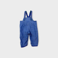 Retro Reversible Patchwork Overalls, Size 0