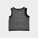 Grey Ribbed Vest, Size 3