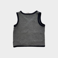 Grey Ribbed Vest, Size 3