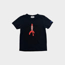 TinTin Black T-Shirt, Size 3-4
