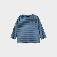 Blue Stripe Long Sleeve, Size 3