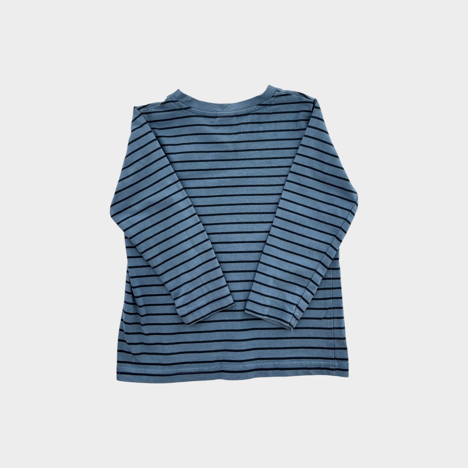 Blue Stripe Long Sleeve, Size 3