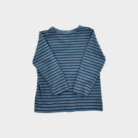 Blue Stripe Long Sleeve, Size 3