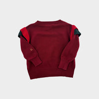 Bobo Choses Red Knit Jumper, Size 3