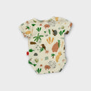 Halcyon Nights Aussie Print Bodysuit, Size 0000