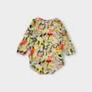 Kip & Co Floral Bodysuit, Size 00