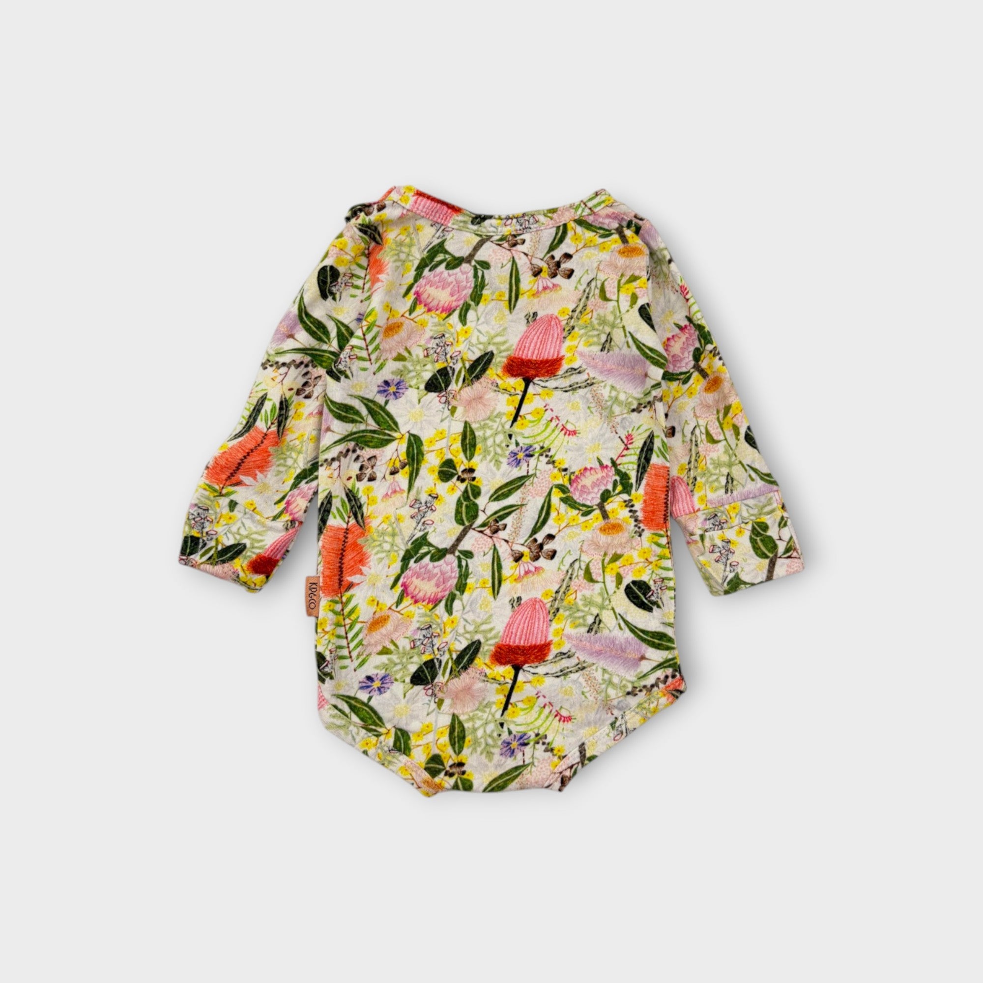 Kip & Co Floral Bodysuit, Size 00