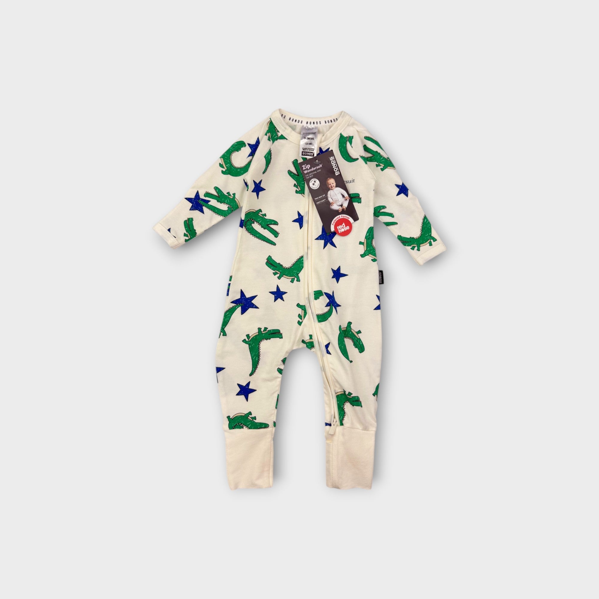 Bonds Crocodiles & Stars Wondersuit, Size 000