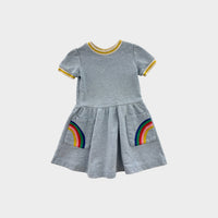 Mini Boden Rainbow Dress, Size 3-4