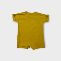 By Billie Mustard T-Shirt Romper, Size 1