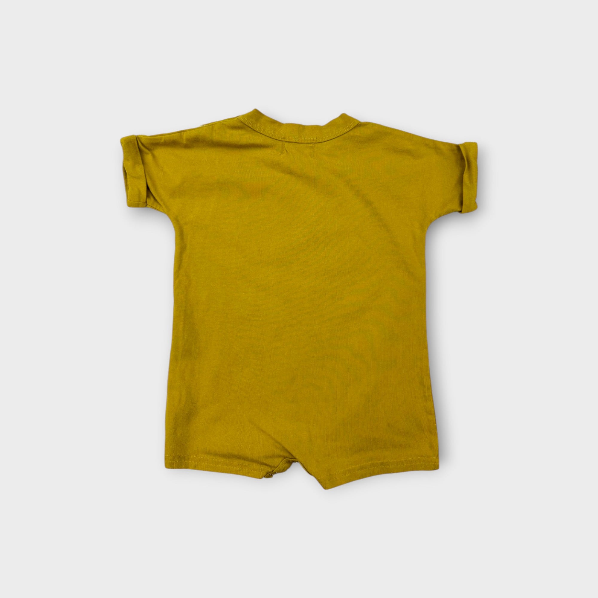 By Billie Mustard T-Shirt Romper, Size 1